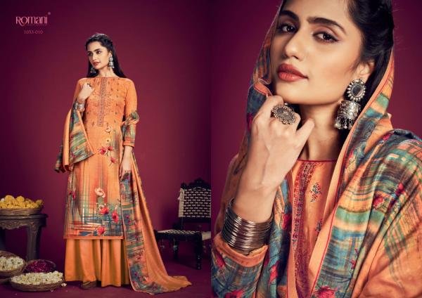 Romani Jhalak Premium Pashmina Designer Dress Material Collection 